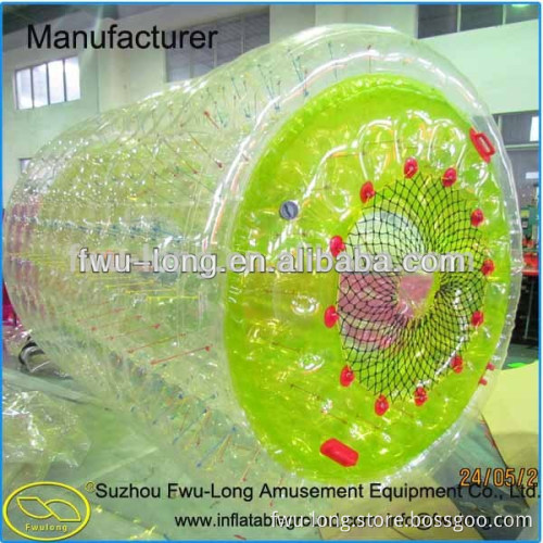 Best selling CE 1.00mm PVC/TPU commercial inflatable water roller, water filled lawn roller